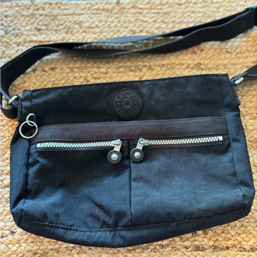 Kipling Women's Angie‎ Solid Crossbody Bag- Black
